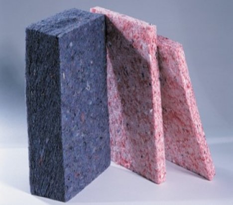Thermal melt recycled non-woven fabric